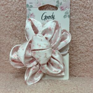 LoveShackFancy Floral Pink Hair Scrunchie